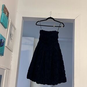 Carla Zampatti Black Evening Top with Lace Trim